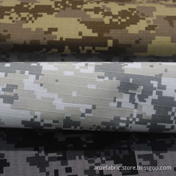 100 camouflage cotton ripstop fabric for garment